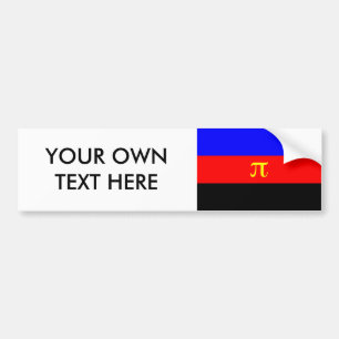 Adesivo Para Carro Bandeira do Orgulho Poliamoroso