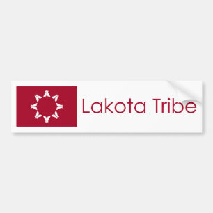 Adesivo Para Carro Bandeira do pinho Ridge de Lakota