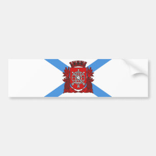 Adesivo Para Carro Bandeira do Rio de Janeiro (Brasil)