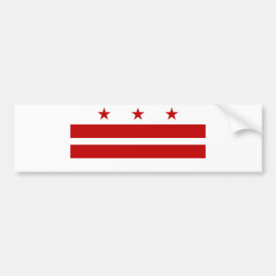 Adesivo Para Carro Bandeira do Washington DC