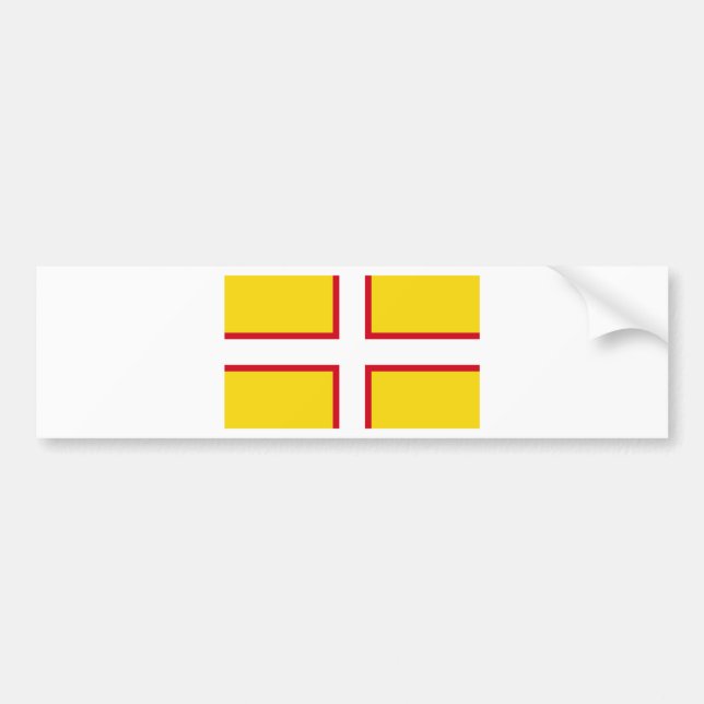 Adesivo Para Carro Bandeira Dorset (Frente)