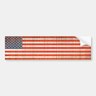 Adesivo Para Carro Bandeira dos E.U. envelhecida