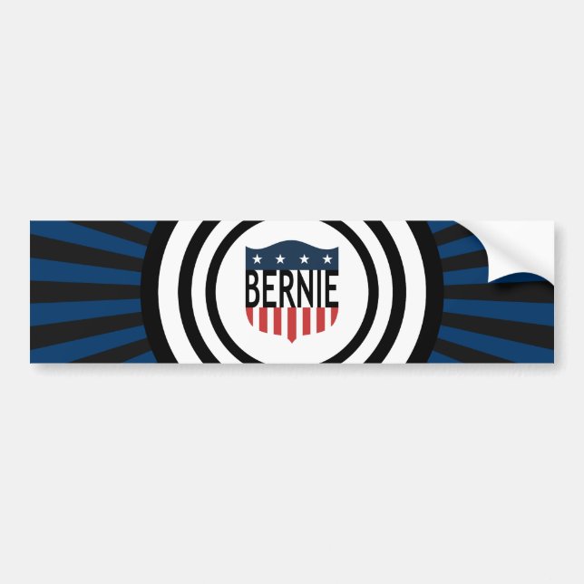 Adesivo Para Carro Bandeira dos Estados Unidos de BERNIE (Frente)