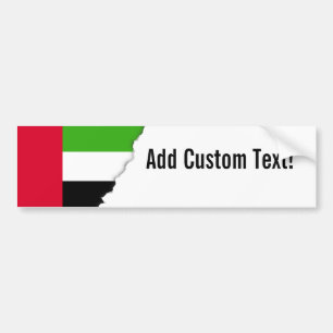 Adesivo Para Carro Bandeira dos UAE United Arab Emirates