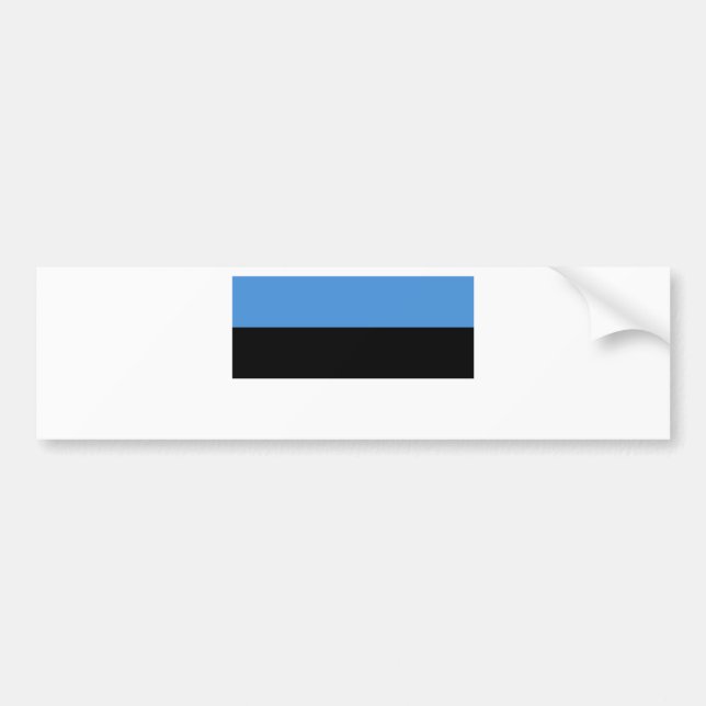 Adesivo Para Carro Bandeira Estônia EE (Frente)