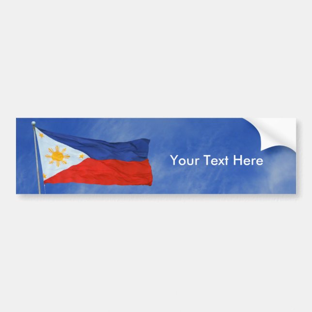 Adesivo Para Carro Bandeira filipino (Frente)
