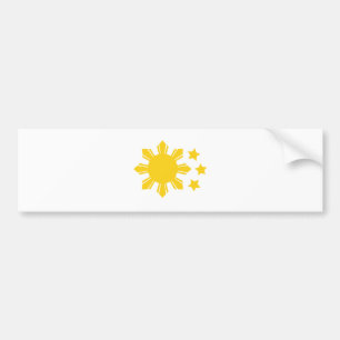 Adesivo Para Carro Bandeira filipino - orgulhosa ser Pinoy!