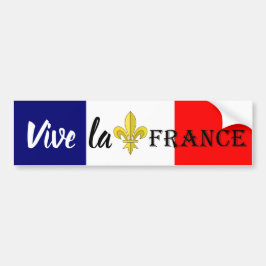 Adesivo Para Carro Bandeira francesa Vive Le França