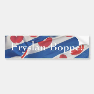 Adesivo Para Carro Bandeira Friesland mais doente abundante do