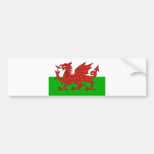 Adesivo Para Carro bandeira galês ingleses do dragão do país de wa
