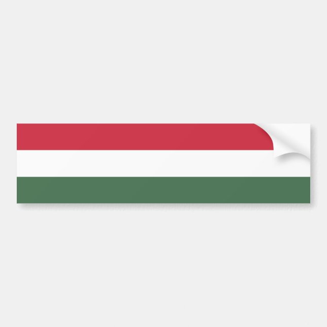 Adesivo Para Carro Bandeira Húngara (Frente)