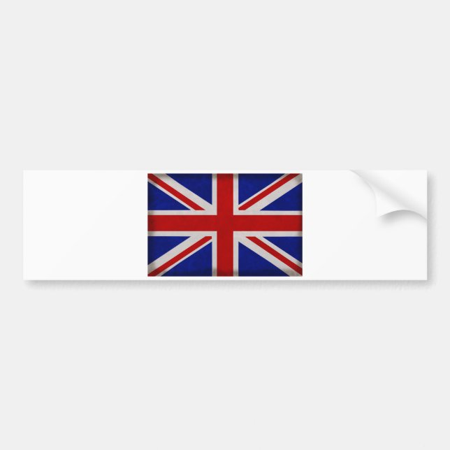 Adesivo Para Carro Bandeira Inglesa da Inglaterra texturizada (Frente)