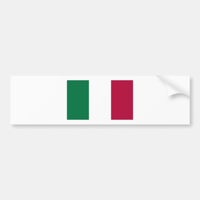 Adesivo Para Carro Bandeira italiana (Frente)