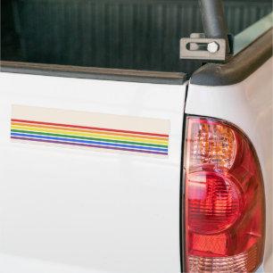Adesivo Para Carro Bandeira LGBTQ Arco-íris