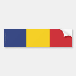 Adesivo Para Carro Bandeira lisa de Romania