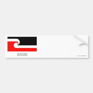 Adesivo Para Carro Bandeira maori com nome
