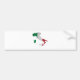 Adesivo Para Carro Bandeira Map_2 de Italia (Frente)