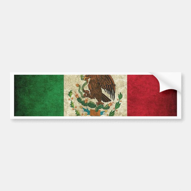 Adesivo Para Carro Bandeira mexicana (Frente)