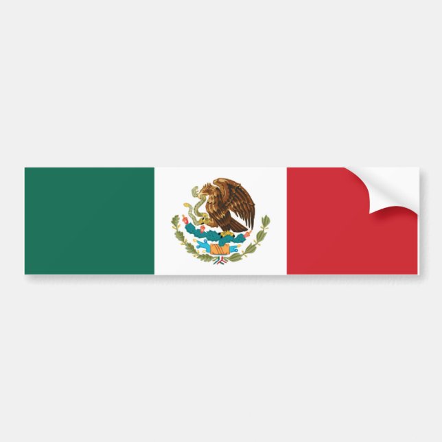 Adesivo Para Carro Bandeira México (Frente)
