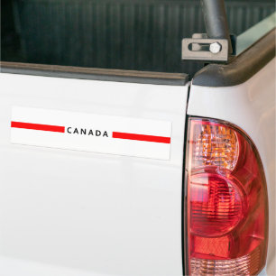 Adesivo Para Carro Bandeira minimalista do Canadá