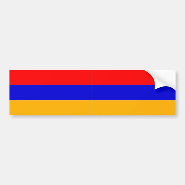 Adesivo Para Carro Bandeira nacional DOIS Arménia (Frente)