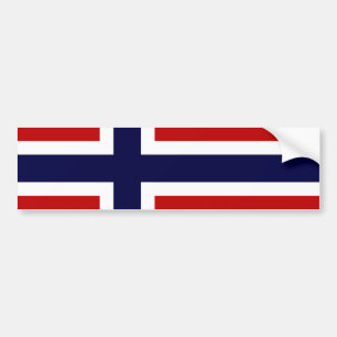 Adesivo Para Carro Bandeira norueguesa - Kongeriket Norge - Norsk