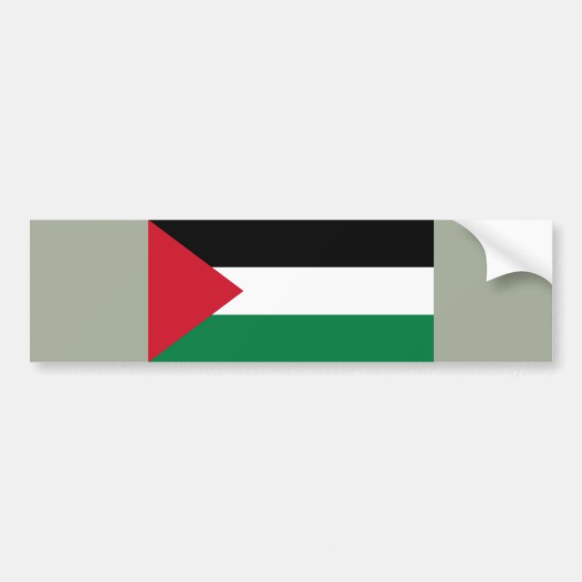 Adesivo Para Carro Bandeira Palestina (Frente)