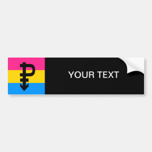 Adesivo Para Carro Bandeira Pansexual
