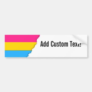Adesivo Para Carro Bandeira Pansexual do orgulho