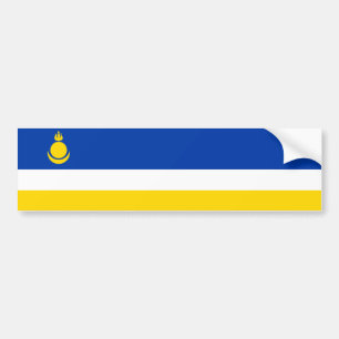 Adesivo Para Carro Bandeira Patriótica da Buriácia