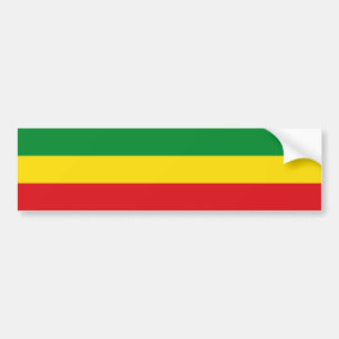 Adesivo Para Carro Bandeira Rastafarian Rasta Etiópia
