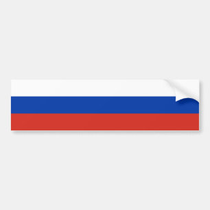 Adesivo Para Carro Bandeira Russa (Rússia)
