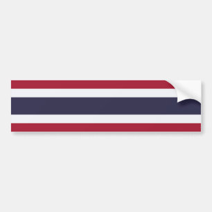 Adesivo Para Carro Bandeira Tailandesa (Tailândia)