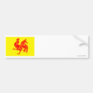 Adesivo Para Carro Bandeira valona da região