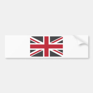 Adesivo Para Carro Bandeira vermelha cinzenta legal de Union Jack