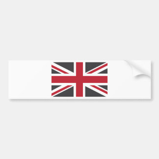 Adesivo Para Carro Bandeira vermelha cinzenta legal de Union Jack