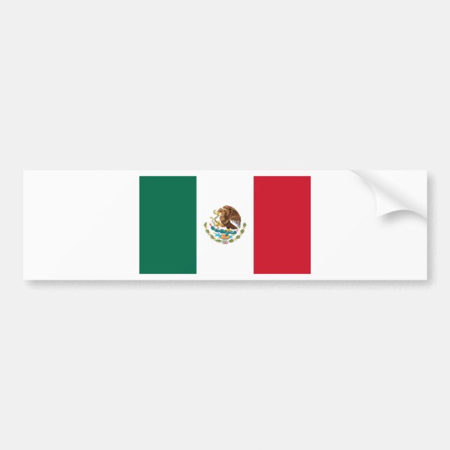 Adesivo Para Carro Bandera do México - Bandeira do México - Bandeira  (Frente)