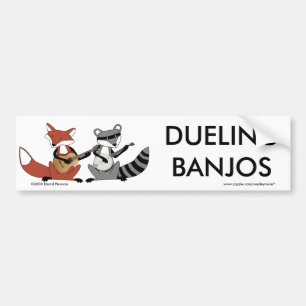 Adesivo Para Carro Banjos de duelo