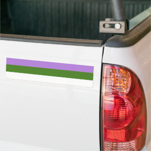Adesivo Para Carro Bar DE BANDEIRA DE ORGULHO GENDERQUEER