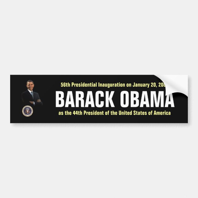ADESIVO PARA CARRO BARACK OBAMA (Frente)