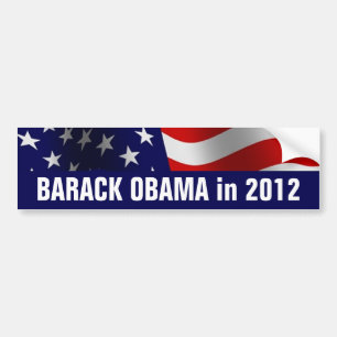 Adesivo Para Carro Barack Obama em 2012