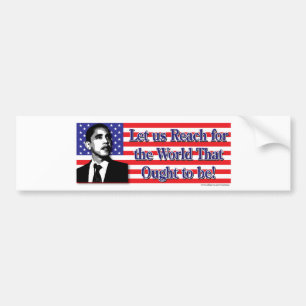 Adesivo Para Carro Barack Obama/EUA