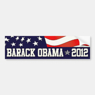 Adesivo Para Carro Barack Obama para o presidente em 2012