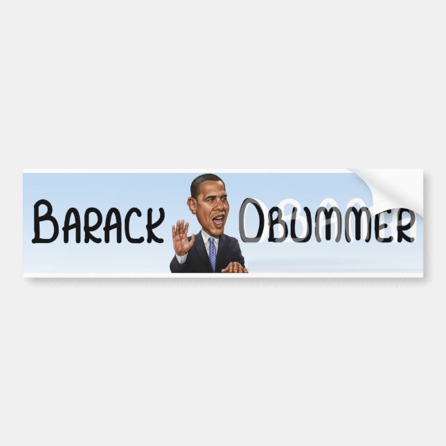 Adesivo Para Carro Barack Obummer (Frente)