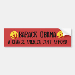 Adesivo Para Carro BarackObamaschange, BarackObamaschange, Barack…