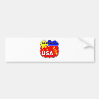 Adesivo Para Carro Barangay EUA