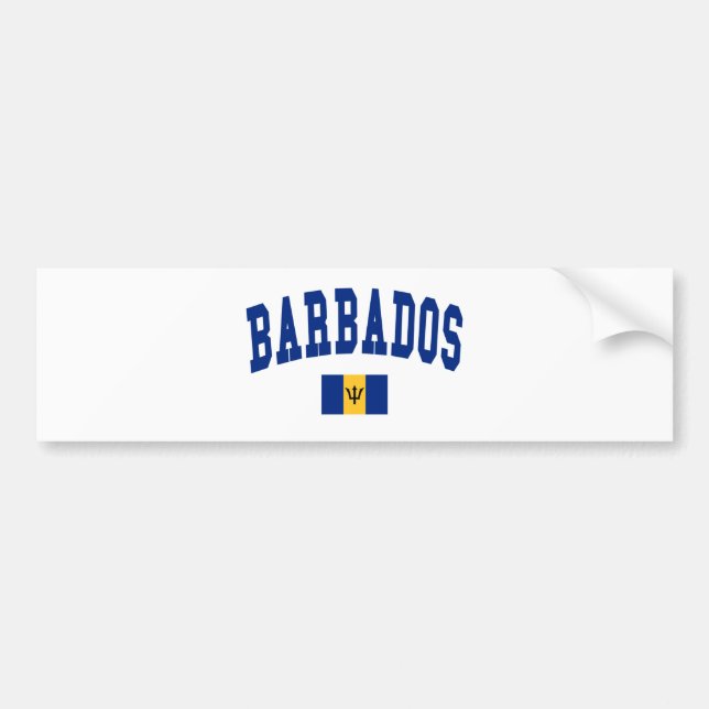 ADESIVO PARA CARRO BARBADOS (Frente)