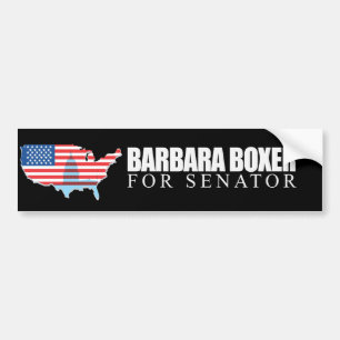 Adesivo Para Carro Barbara Boxer para o senador 2010