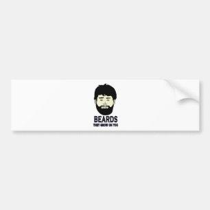Adesivo Para Carro BARBAS - crescem em você