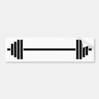 Adesivo Para Carro Barbell do halterofilismo